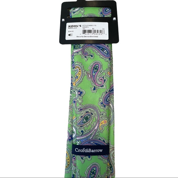 NWT CROFT & BARROW TIE - Picture 4 of 5